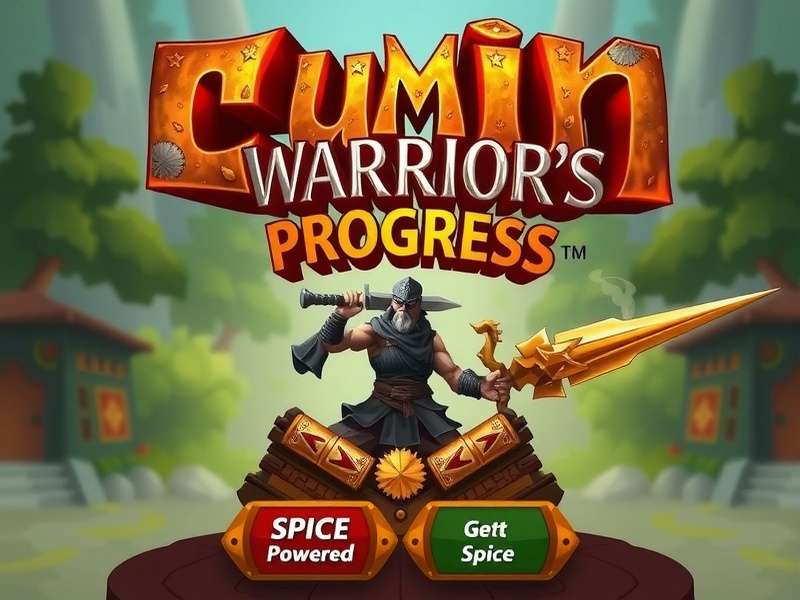 Cumin Warrior S Progress game banner featuring spice-powered combat